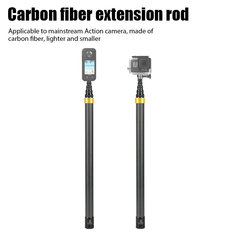 Insta360 Camera Go 3 - คาร์บอนไฟเบอร์ที่มองไม่เห็น EXTENDED Edition Selfie Stick สําหรับ