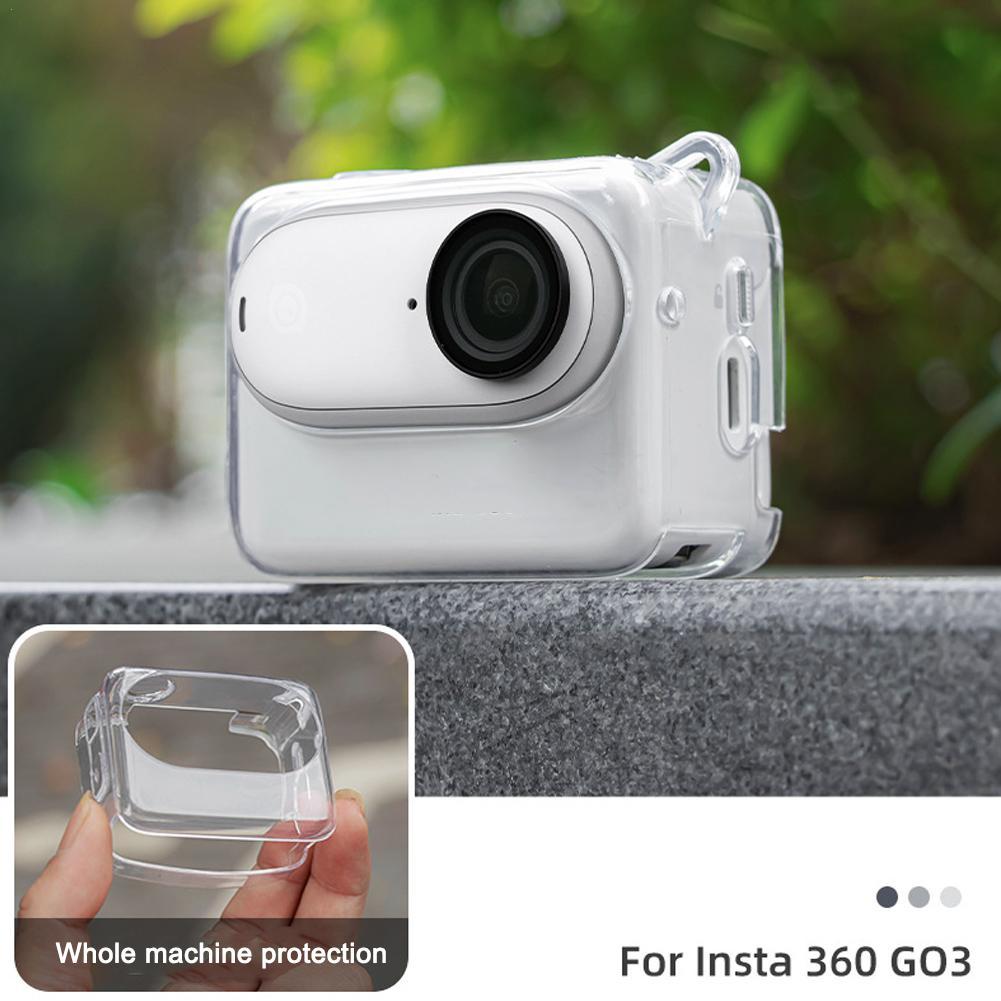 Insta360 Camera Go 3 - 1pcs โปร่งใส/สีเทา TPU Anti-DROP สําหรับ Insta360