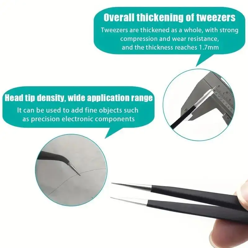 ชุดแหนบยาวความแม่นยำสูง 6 ชิ้น - Electronics Repair Tool บทวิจารณ์และราคา