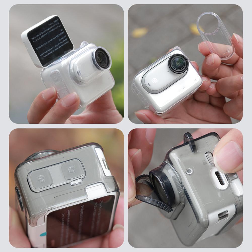 1pcs โปร่งใส/สีเทา TPU Anti-DR - Insta360 Camera Go 3 บทวิจารณ์และราคา
