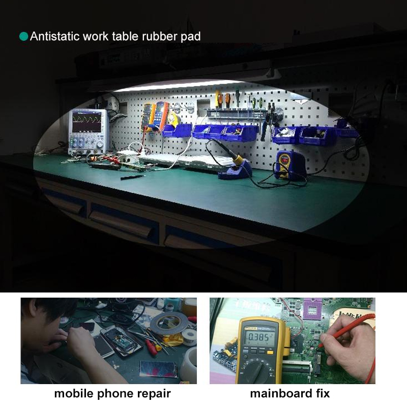 แผ่นรองงานโต๊ะ 3 มม. ป้องกันไฟ - Electronics Repair Tool บทวิจารณ์และราคา