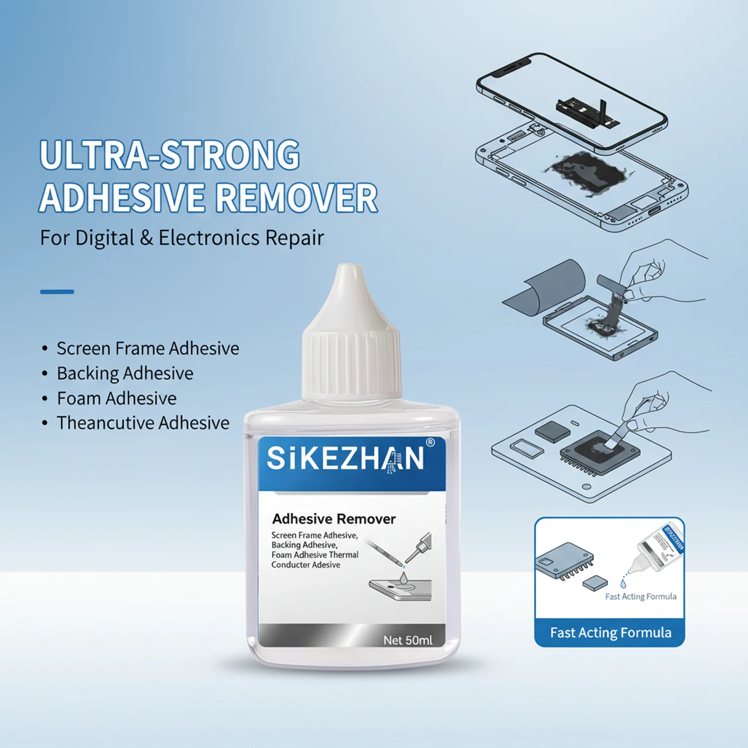 น้ำยาทำความสะอาดกาวอเนกประสงค์ - Electronics Repair Tool บทวิจารณ์และราคา