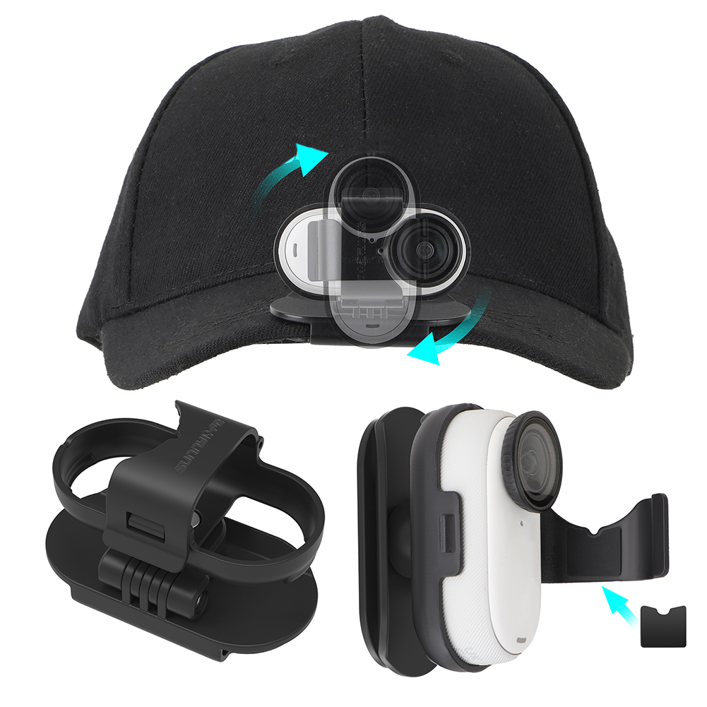 คลิปหนีบขอบหมวก 360 องศา ที่ยึ - Insta360 Camera Go 3 บทวิจารณ์และราคา